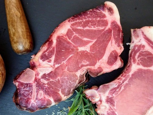 Symbolfoto für Dry Aged Steak vom "Big Pork", Schopf (Kat. A)