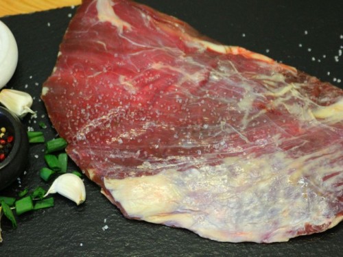 Symbolfoto für Flank Steak vom Bergscheckenrind